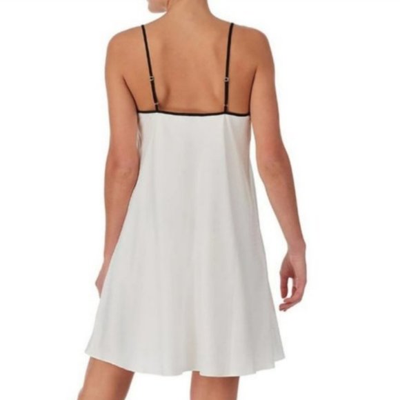 kate spade white bridal wedding Mrs Chemise nightgown pajamas size medium nwot - Picture 3 of 11